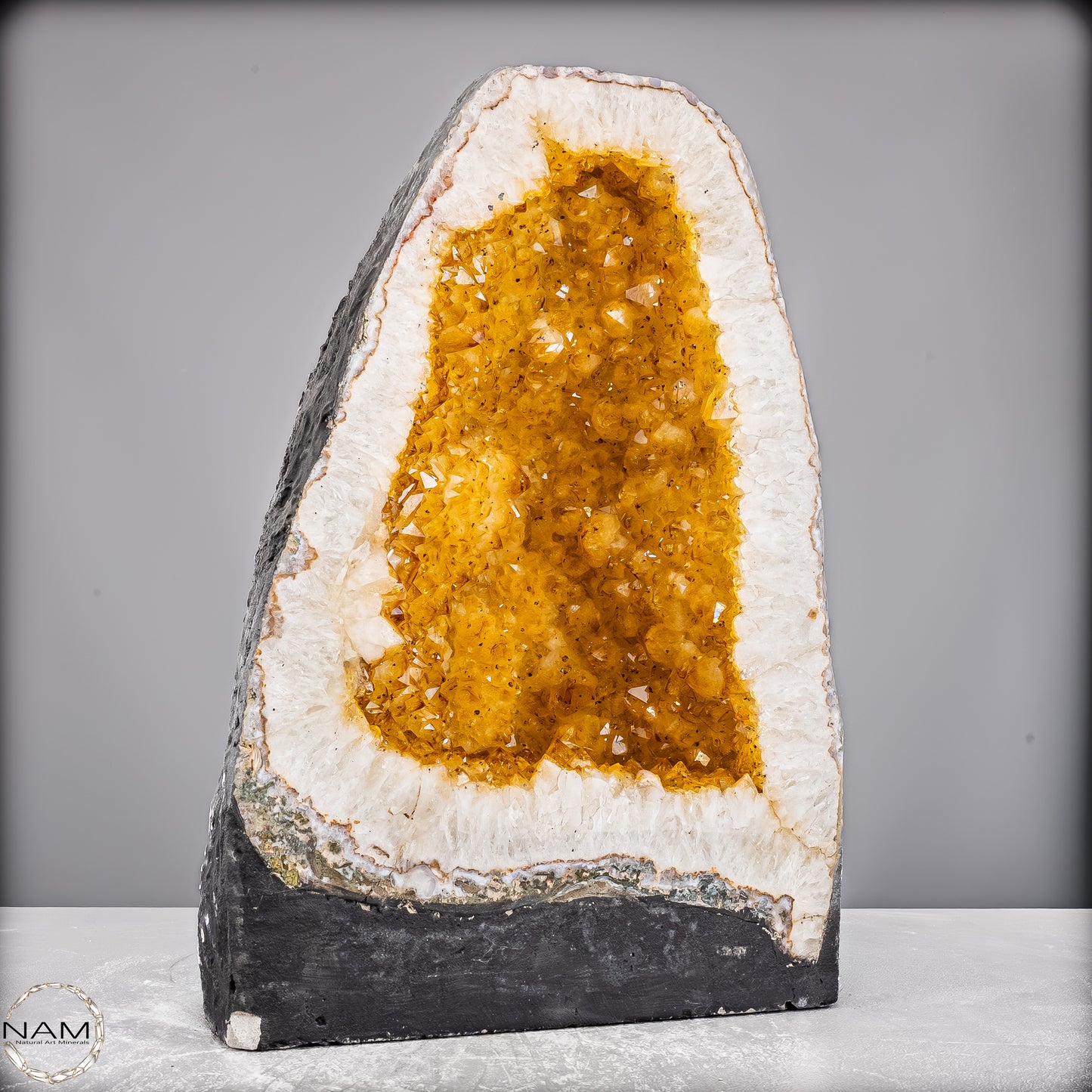 Große AAA++ Citrin-Quarz Druse, Brazil - 31432,76g