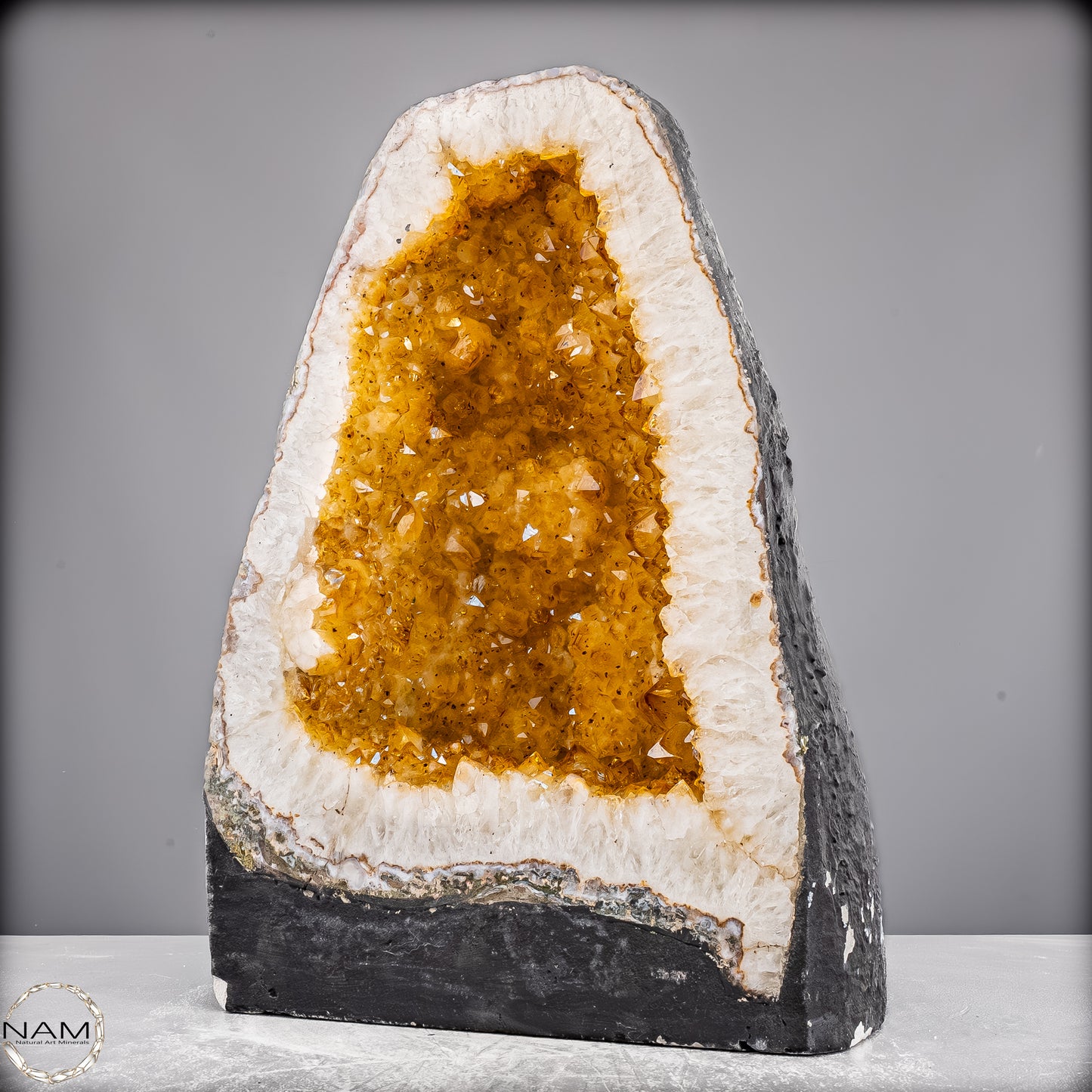 Große AAA++ Citrin-Quarz Druse, Brazil - 31432,76g