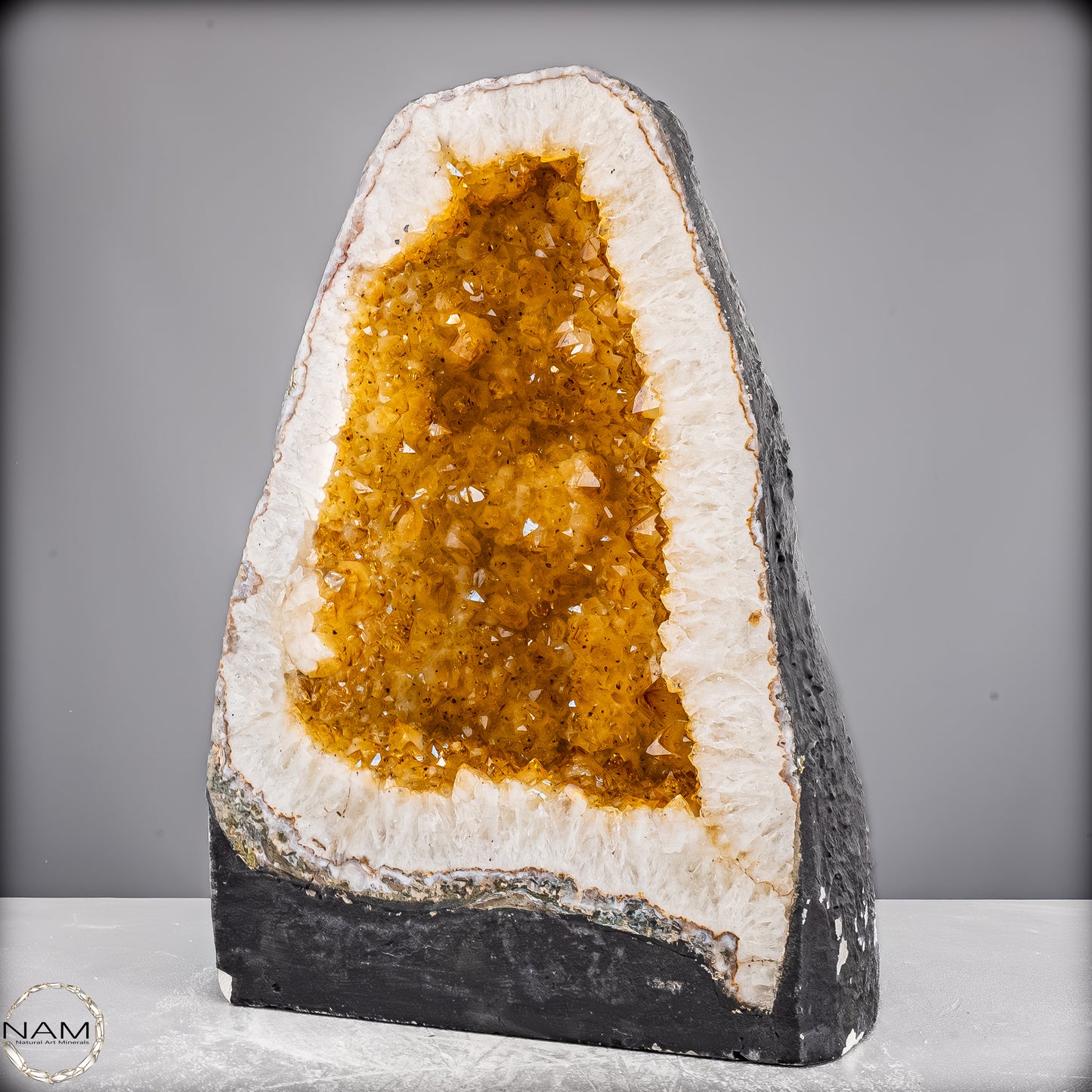 Große AAA++ Citrin-Quarz Druse, Brazil - 31432,76g