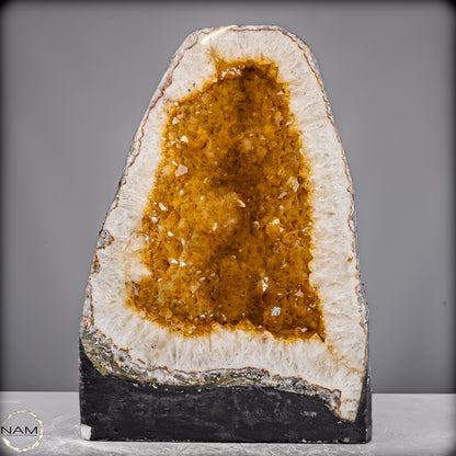 Große AAA++ Citrin-Quarz Druse, Brazil - 31432,76g