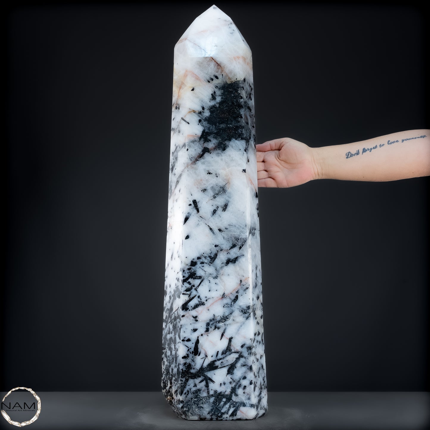 Natürlicher Tourmalin & Quarzkristall Obelisk aus Brasilien - 28333,90g