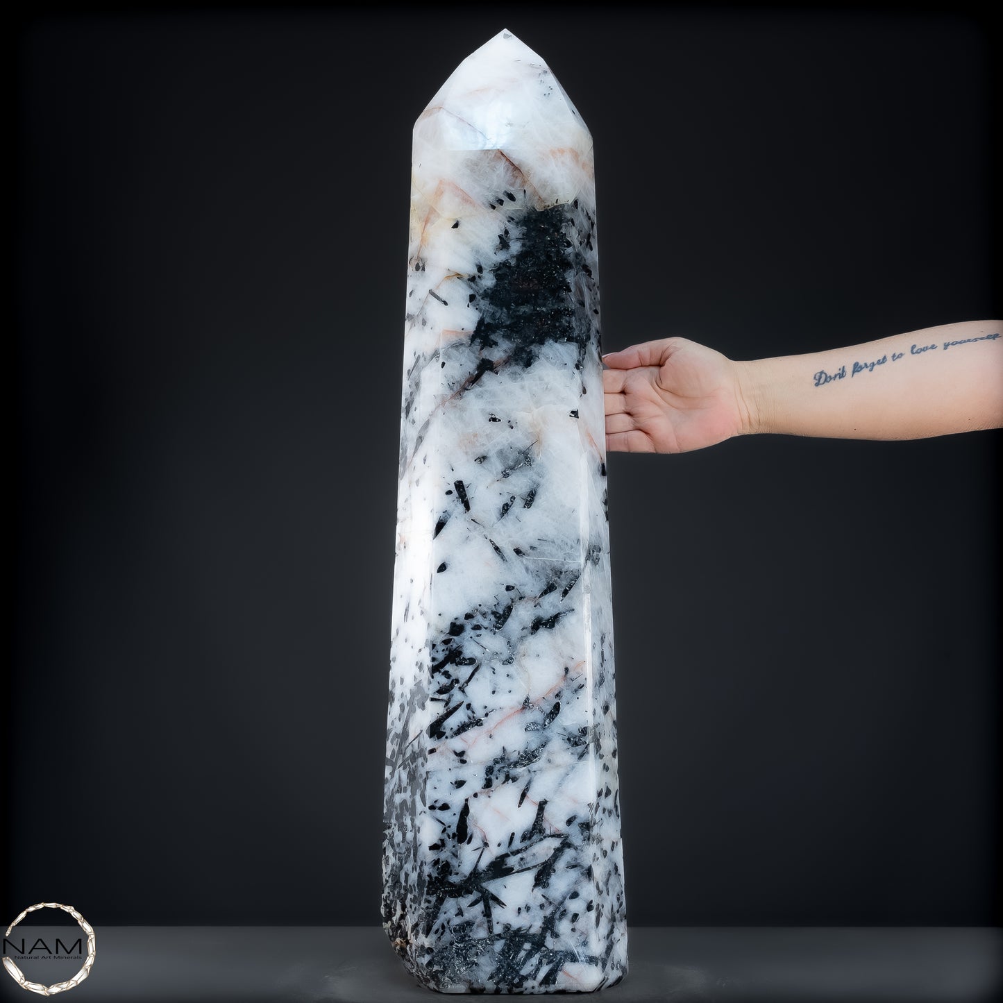 Natürlicher Tourmalin & Quarzkristall Obelisk aus Brasilien - 28333,90g