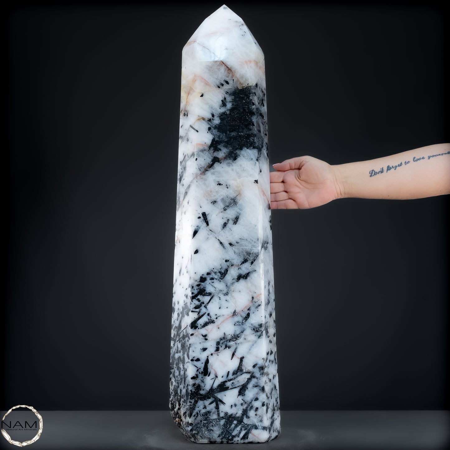 Natürlicher Tourmalin & Quarzkristall Obelisk aus Brasilien - 28333,90g
