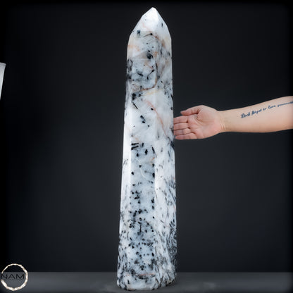 Natürlicher Tourmalin & Quarzkristall Obelisk aus Brasilien - 28333,90g