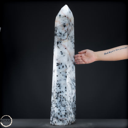 Natürlicher Tourmalin & Quarzkristall Obelisk aus Brasilien - 28333,90g