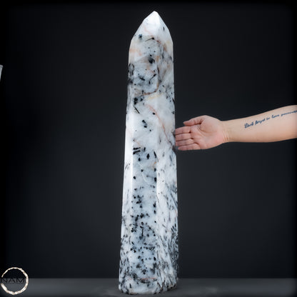 Natürlicher Tourmalin & Quarzkristall Obelisk aus Brasilien - 28333,90g