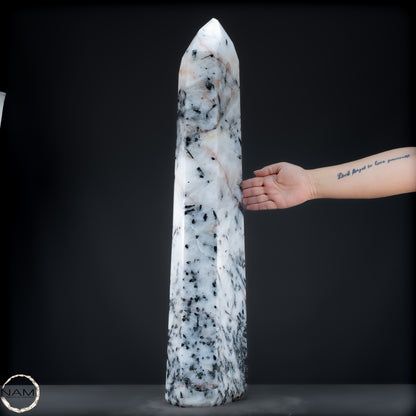 Natürlicher Tourmalin & Quarzkristall Obelisk aus Brasilien - 28333,90g