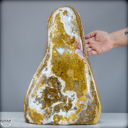 Natürliche Gebänderte Ocean Achat Kristall-Freiform - 22220,18g