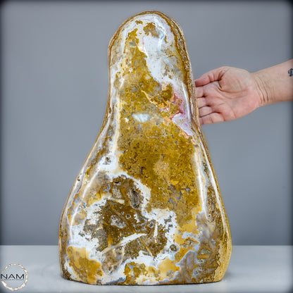 Natürliche Gebänderte Ocean Achat Kristall-Freiform - 22220,18g