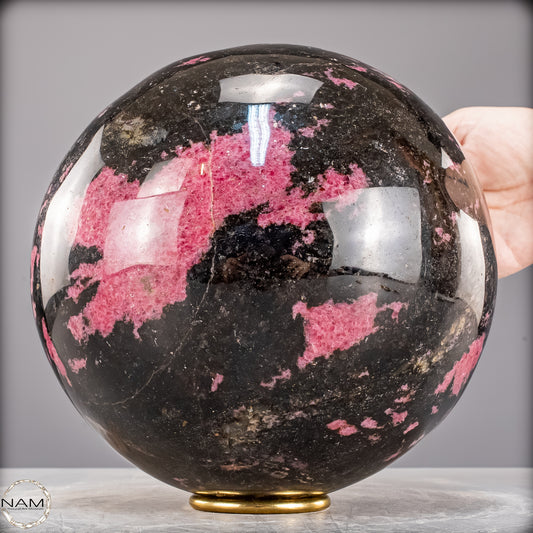 Natürliche Große Rhodonit-Kristall Kugel - 17441,42g