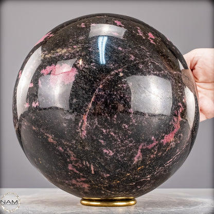 Natürliche Große Rhodonit-Kristall Kugel - 17441,42g