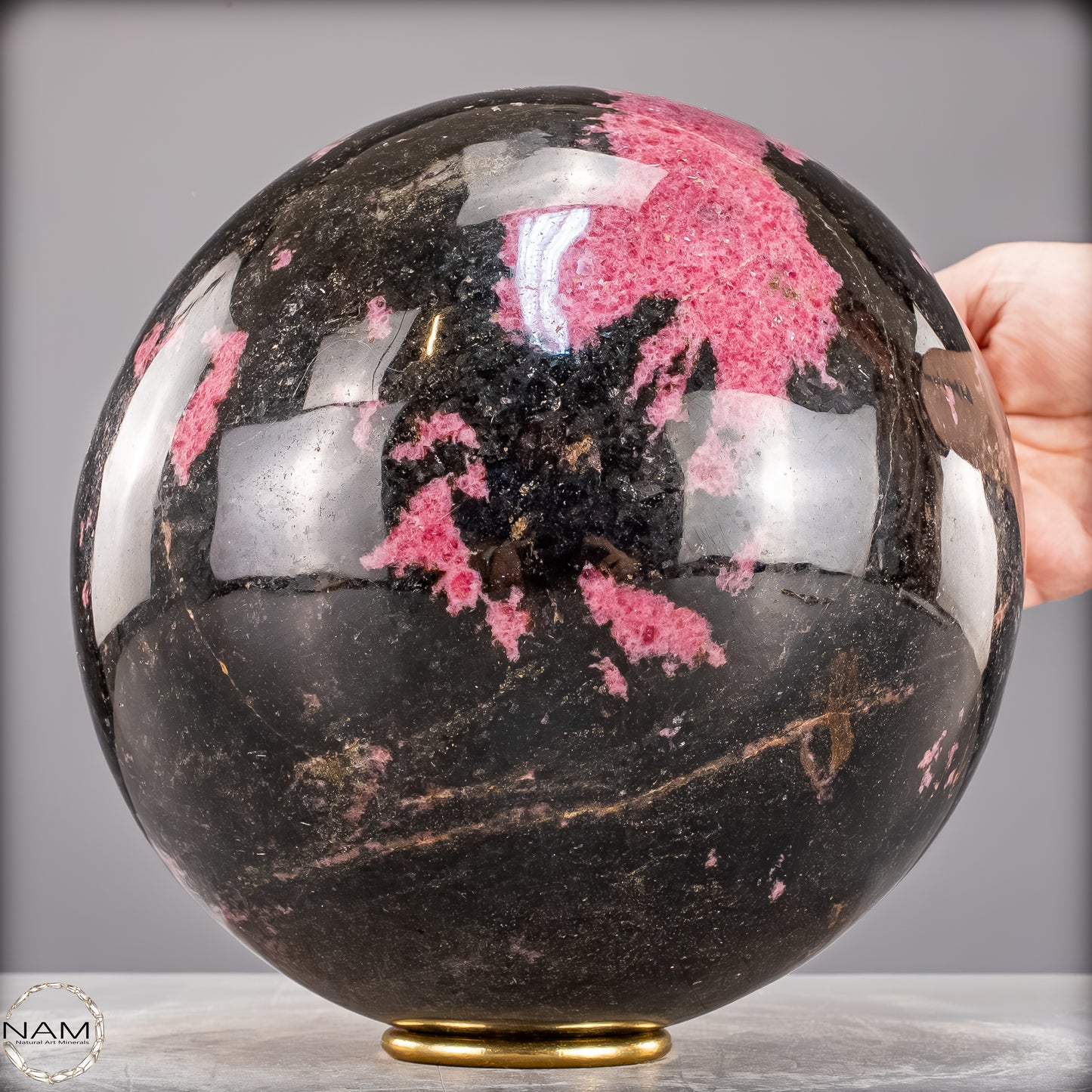 Natürliche Große Rhodonit-Kristall Kugel - 17441,42g