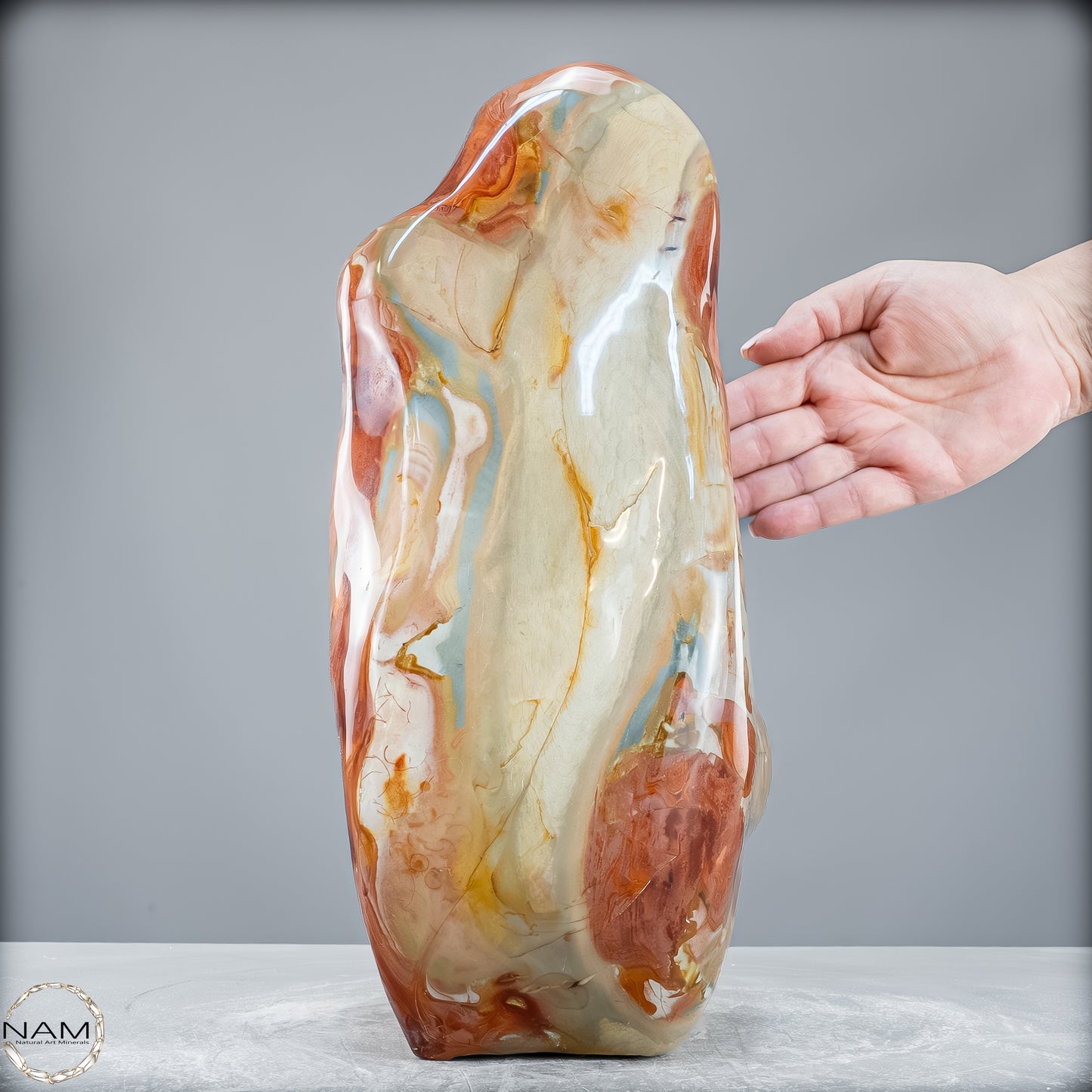 Natürliche Polychrome Jaspis Kristall-Freiform - 11636,48g