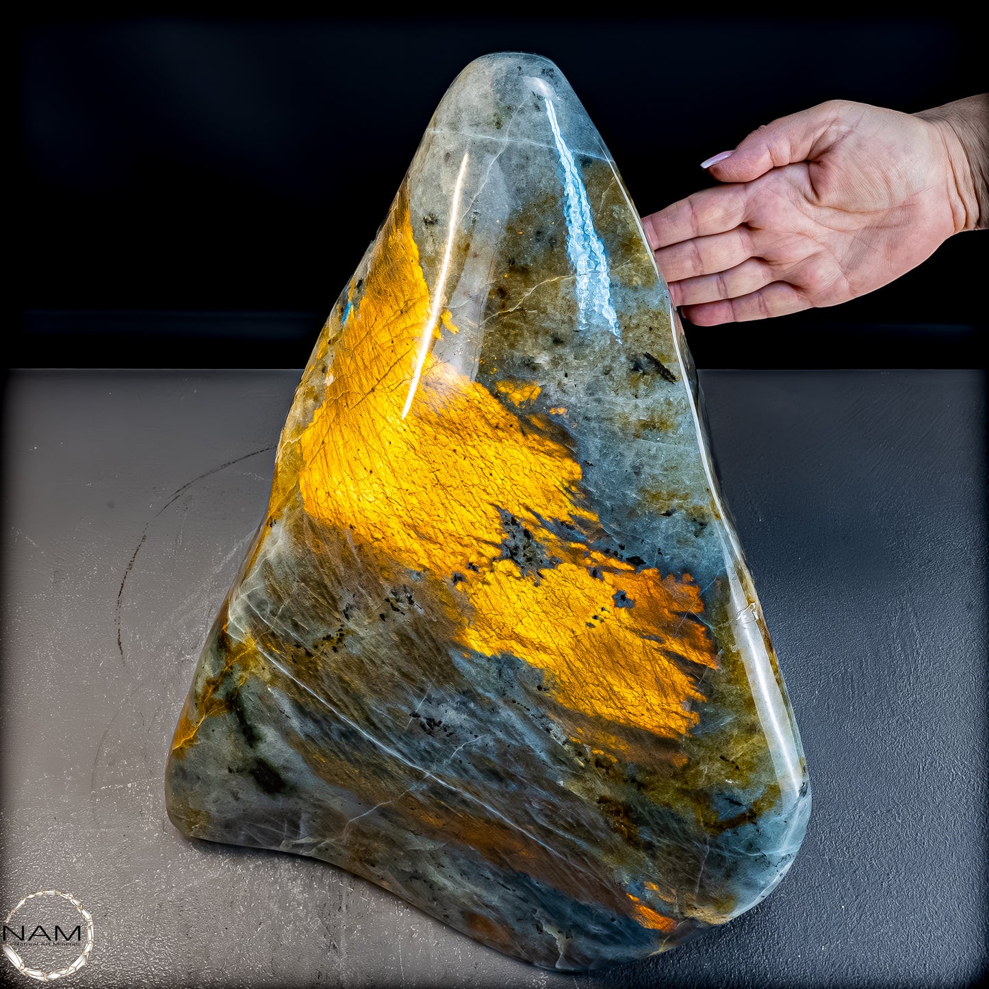 Große Natürliche Labradorit Kristall-Freiform - 23500,19g