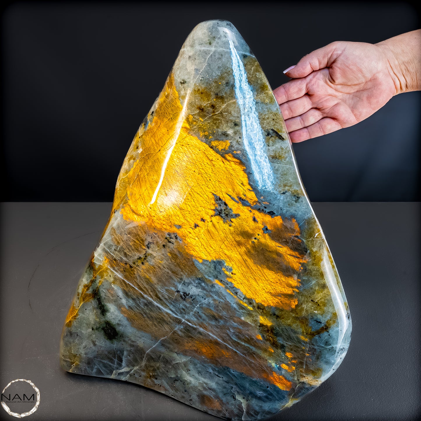 Große Natürliche Labradorit Kristall-Freiform - 23500,19g