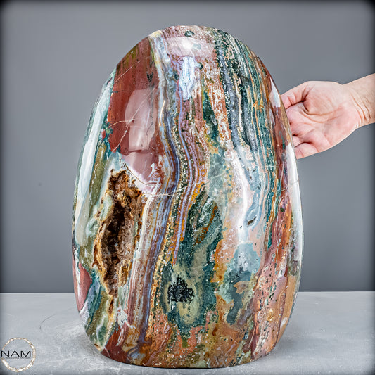 Sehr Große Natürliche Ocean Jaspis Kristall-Freiform - 33466,81g