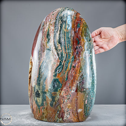 Sehr Große Natürliche Ocean Jaspis Kristall-Freiform - 33466,81g