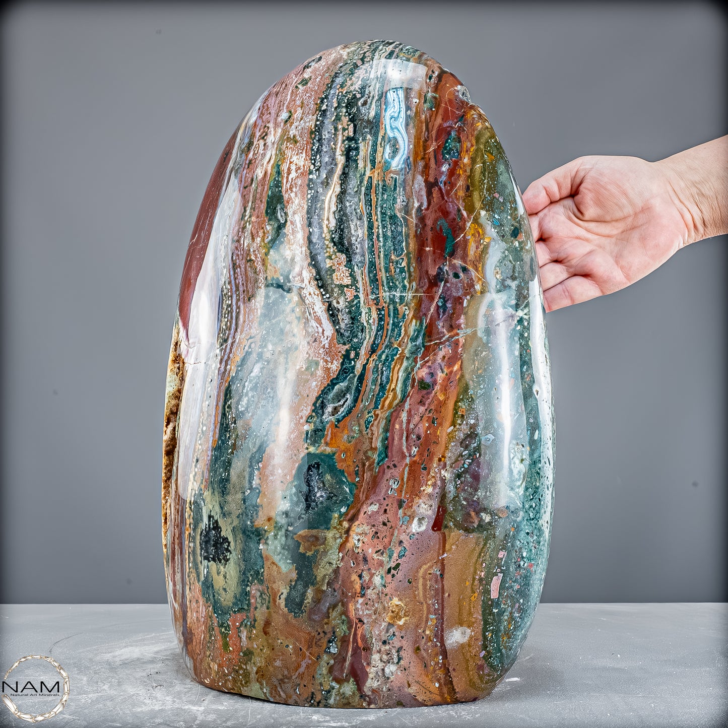Sehr Große Natürliche Ocean Jaspis Kristall-Freiform - 33466,81g