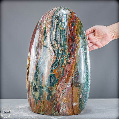Sehr Große Natürliche Ocean Jaspis Kristall-Freiform - 33466,81g