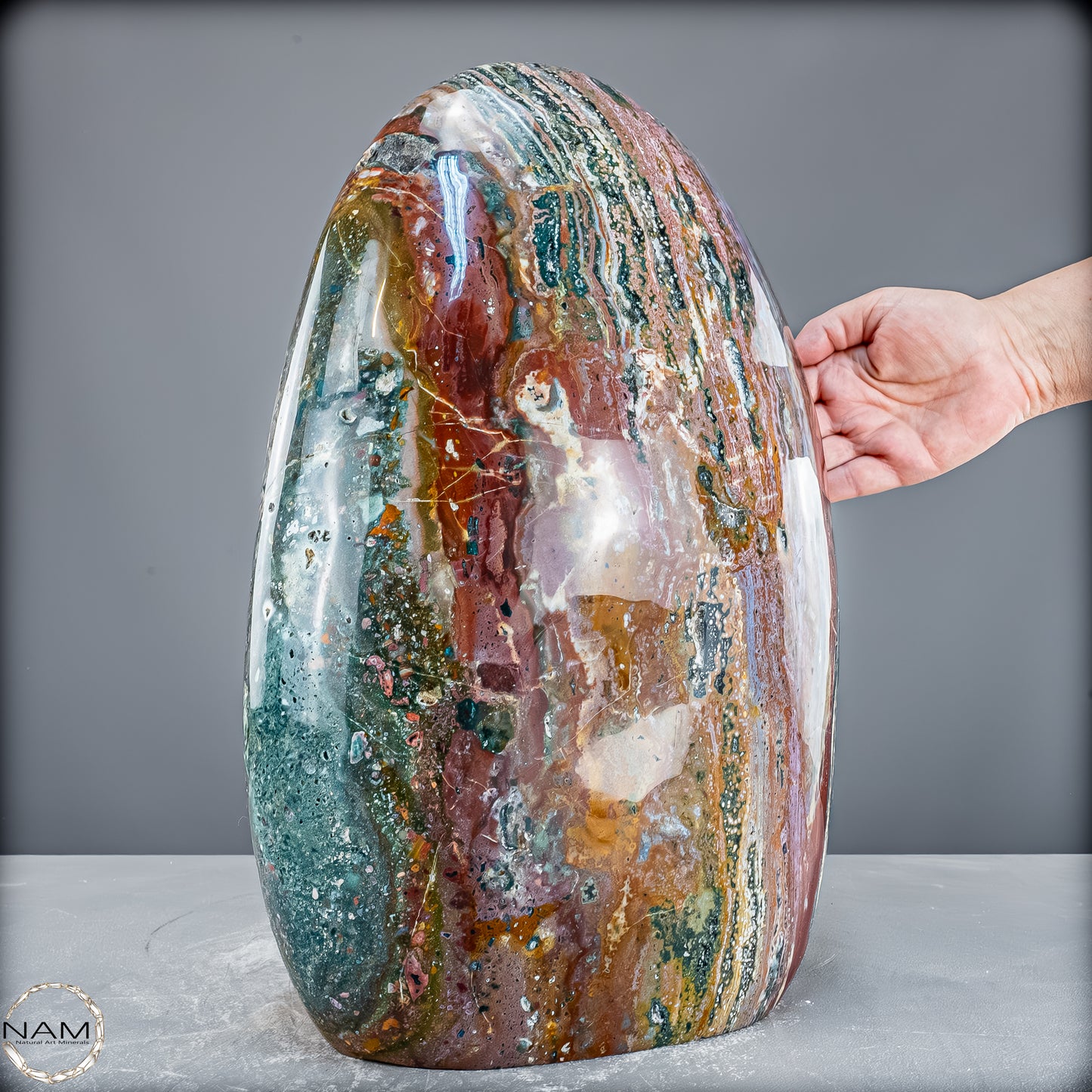 Sehr Große Natürliche Ocean Jaspis Kristall-Freiform - 33466,81g