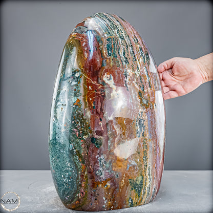 Sehr Große Natürliche Ocean Jaspis Kristall-Freiform - 33466,81g
