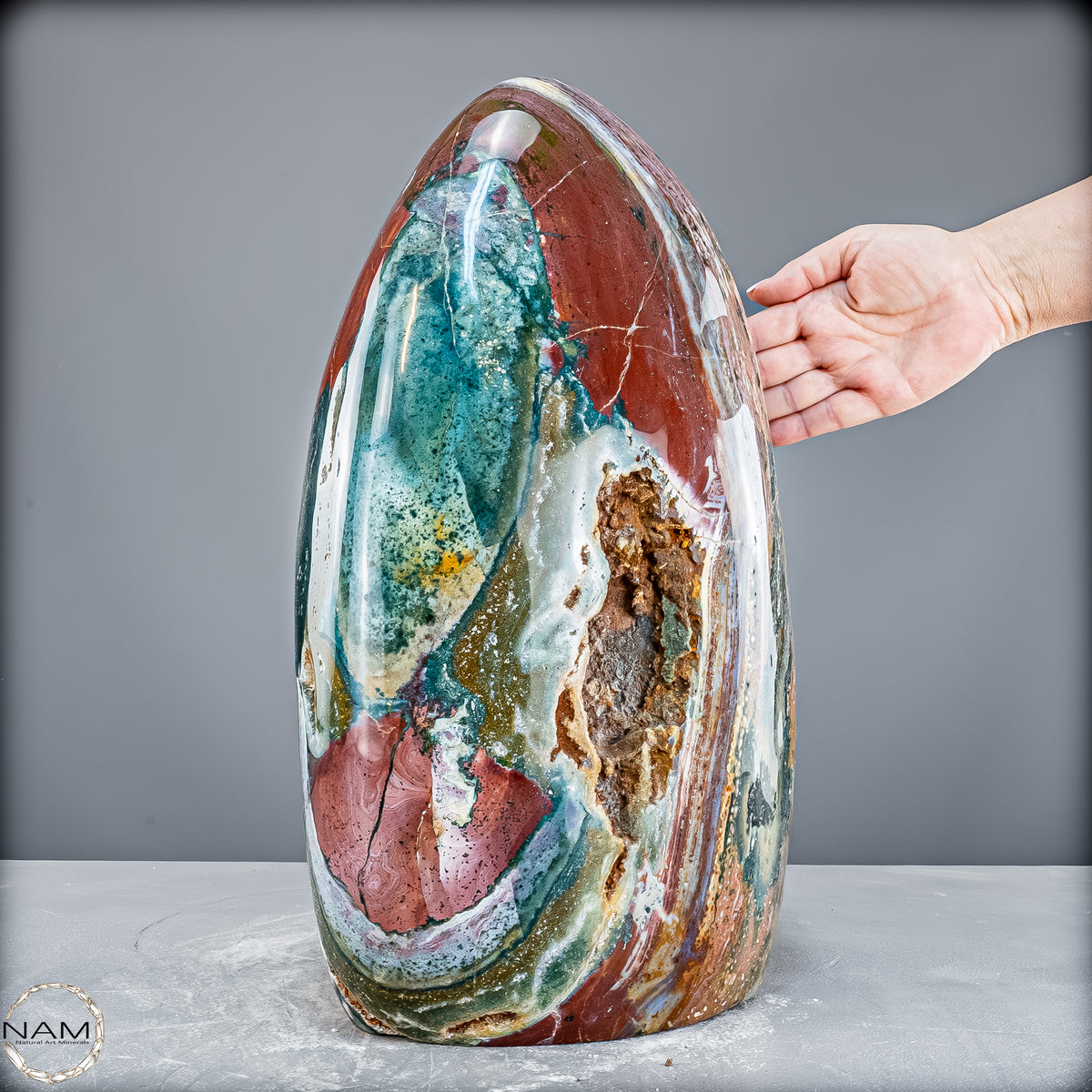 Sehr Große Natürliche Ocean Jaspis Kristall-Freiform - 33466,81g