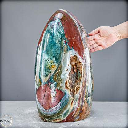 Sehr Große Natürliche Ocean Jaspis Kristall-Freiform - 33466,81g