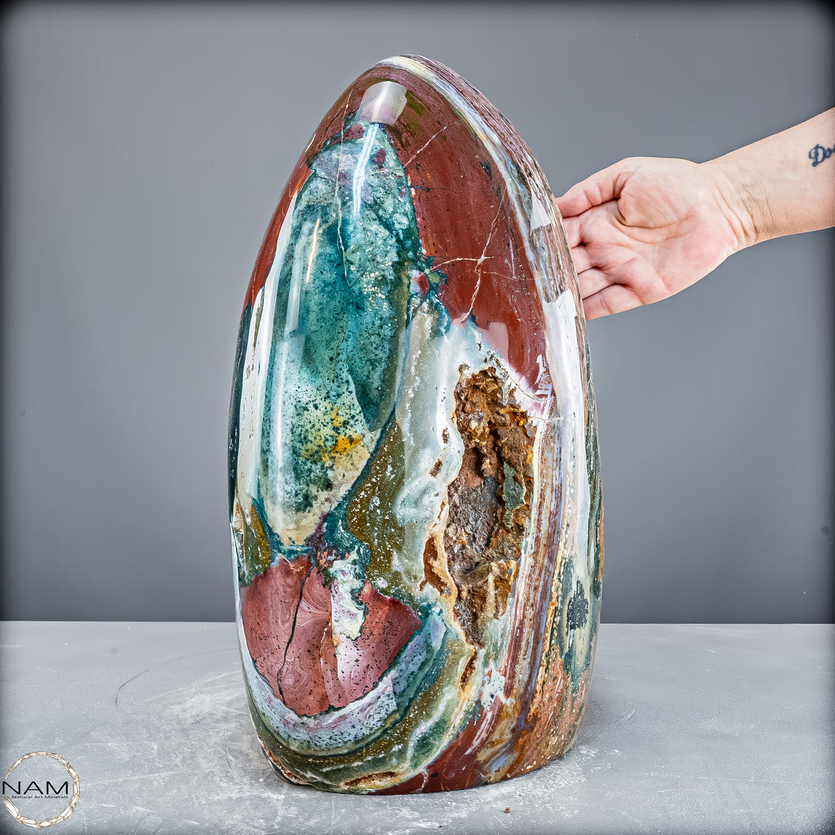Sehr Große Natürliche Ocean Jaspis Kristall-Freiform - 33466,81g