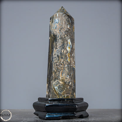 Natürlicher Achat-Kristall Obelisk aus Indonesien, selten - 1165,39g