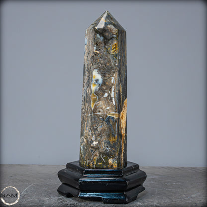 Natürlicher Achat-Kristall Obelisk aus Indonesien, selten - 1165,39g