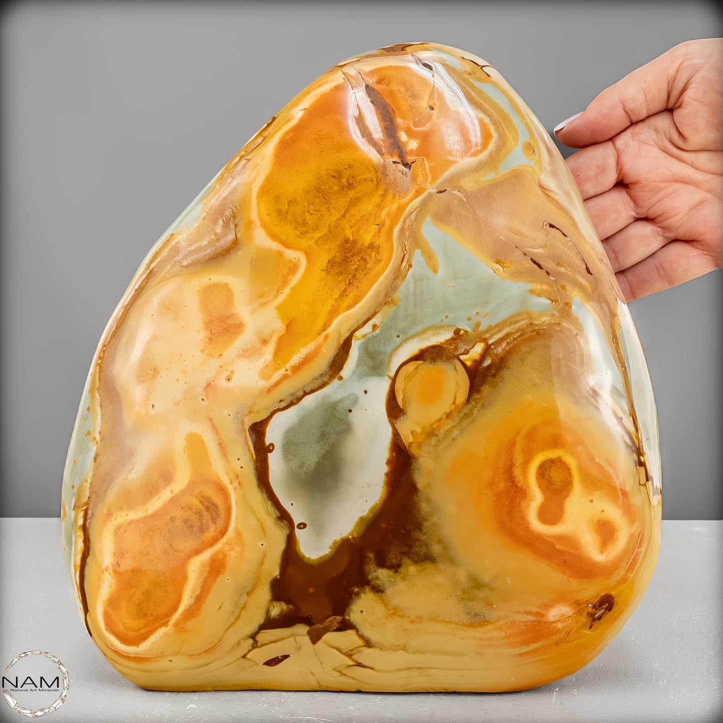 Natürliche Polychrome Jaspis Kristall-Freiform - 6078,36 g