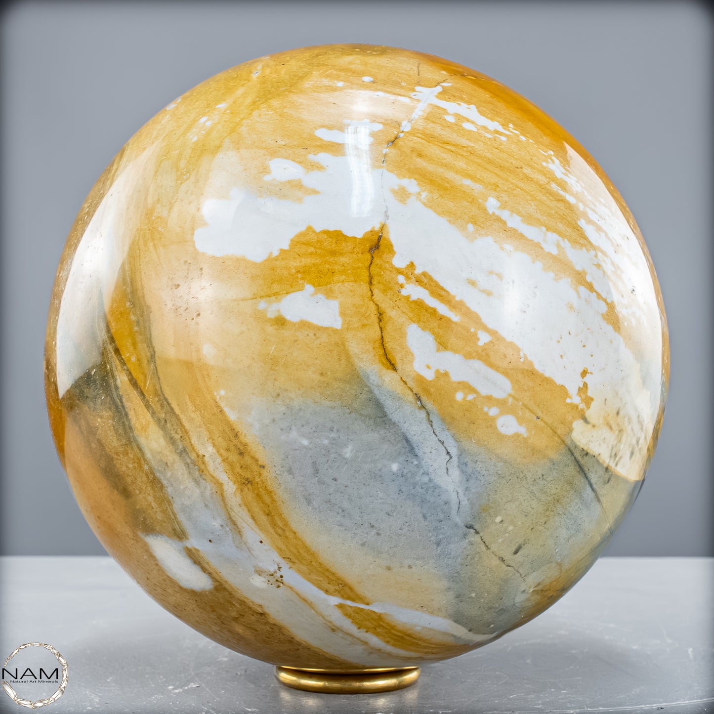 Natürliche Jaspis-Chalcedon Kristallkugel - 7243,18 g