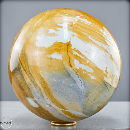 Natürliche Jaspis-Chalcedon Kristallkugel - 7243,18 g