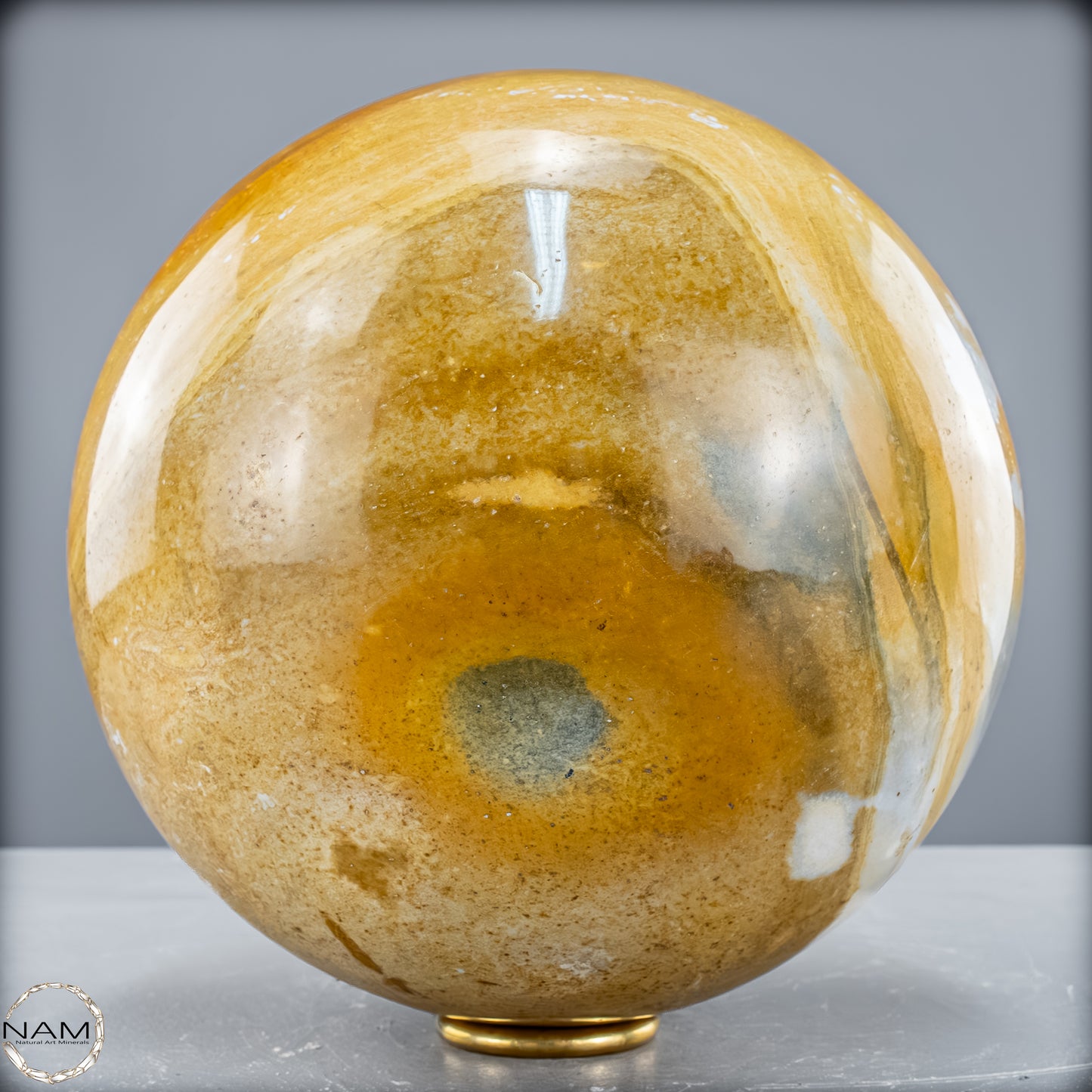Natürliche Jaspis-Chalcedon Kristallkugel - 7243,18 g