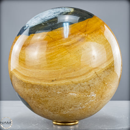 Natürliche Jaspis-Chalcedon Kristallkugel - 7243,18 g