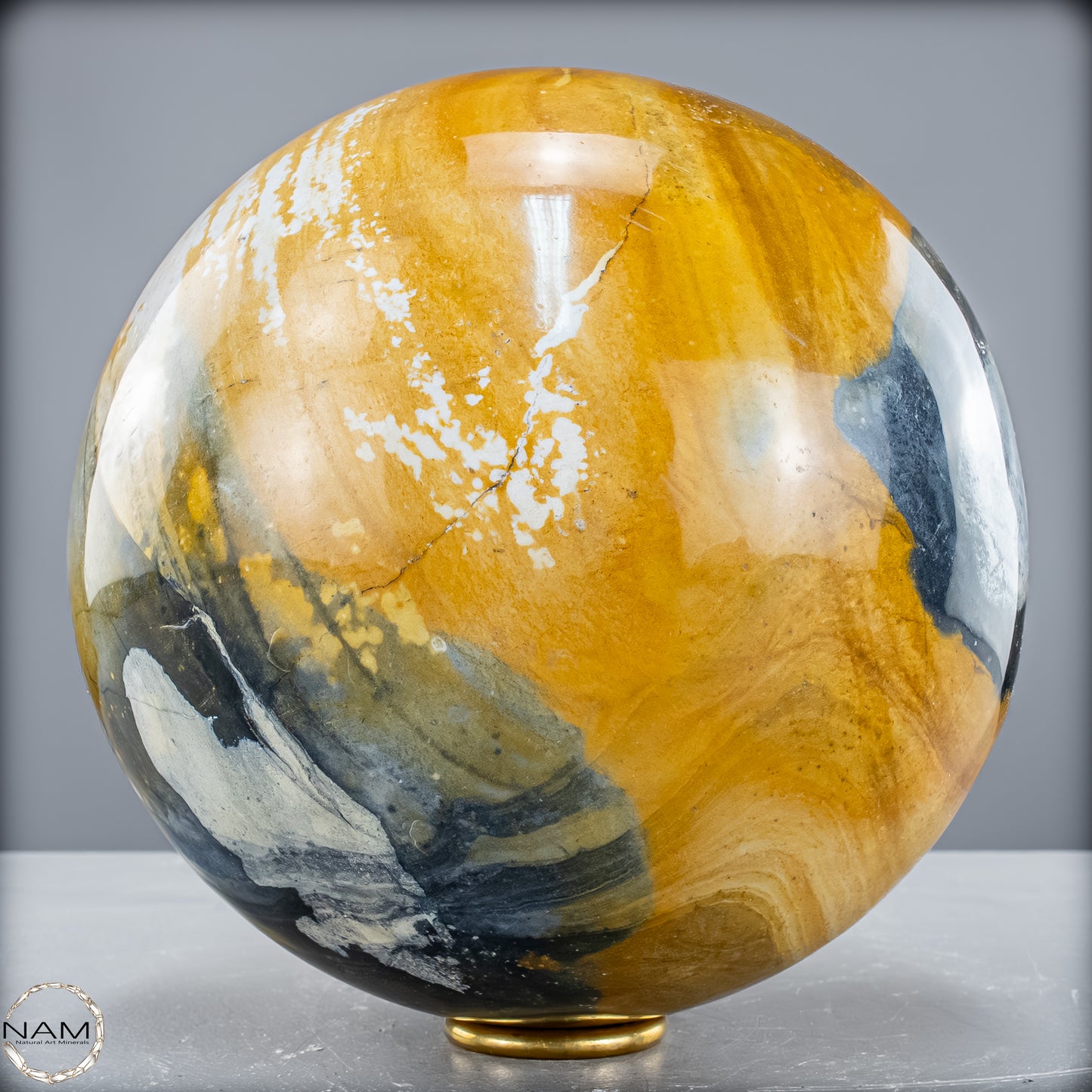 Natürliche Jaspis-Chalcedon Kristallkugel - 7243,18 g
