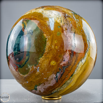 Natürliche Ocean-Jaspis-Achat Kugel - 8412,39 g