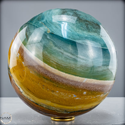 Natürliche Ocean-Jaspis-Achat Kugel - 8412,39 g