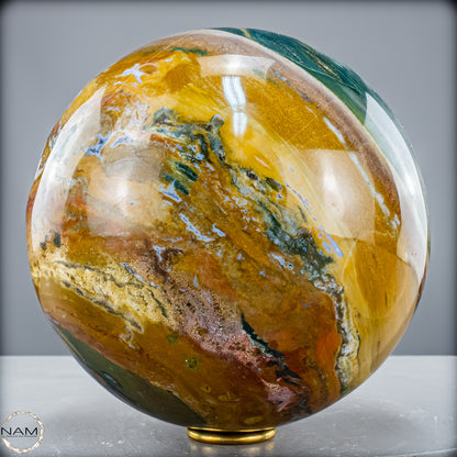 Natürliche Ocean-Jaspis-Achat Kugel - 8412,39 g