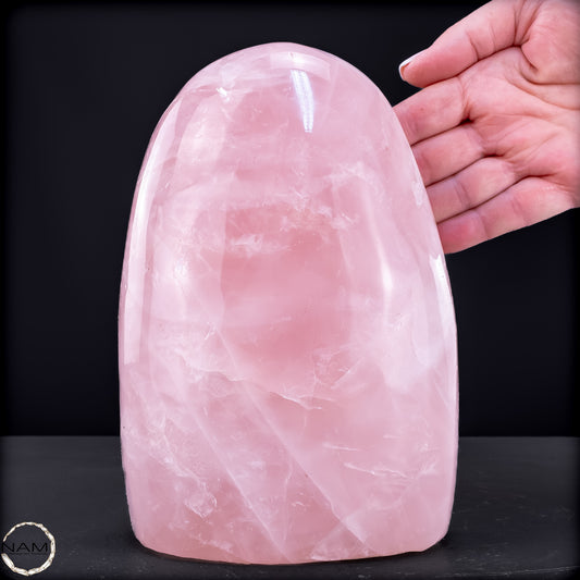 Natürliche Rosenquarz-Kristall Freiform aus Brasilien - 3222,73 g