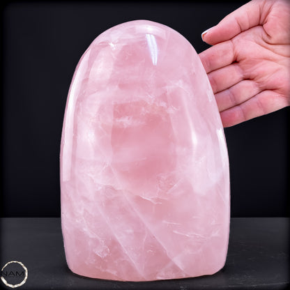 Natürliche Rosenquarz-Kristall Freiform aus Brasilien - 3222,73 g