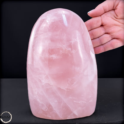 Natürliche Rosenquarz-Kristall Freiform aus Brasilien - 3222,73 g