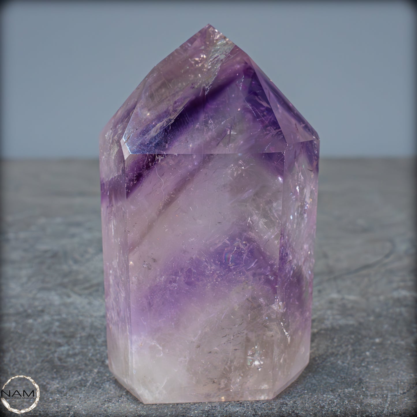 Natürliche, Sehr Seltene Amethyst-Kristall Spitze, Brasilien - 351,51g