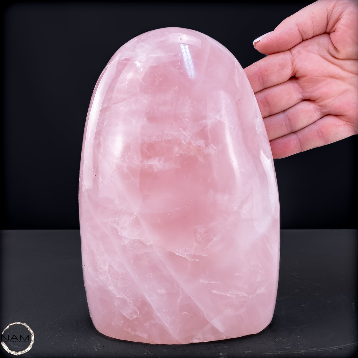 Natürliche Rosenquarz-Kristall Freiform aus Brasilien - 3222,73 g