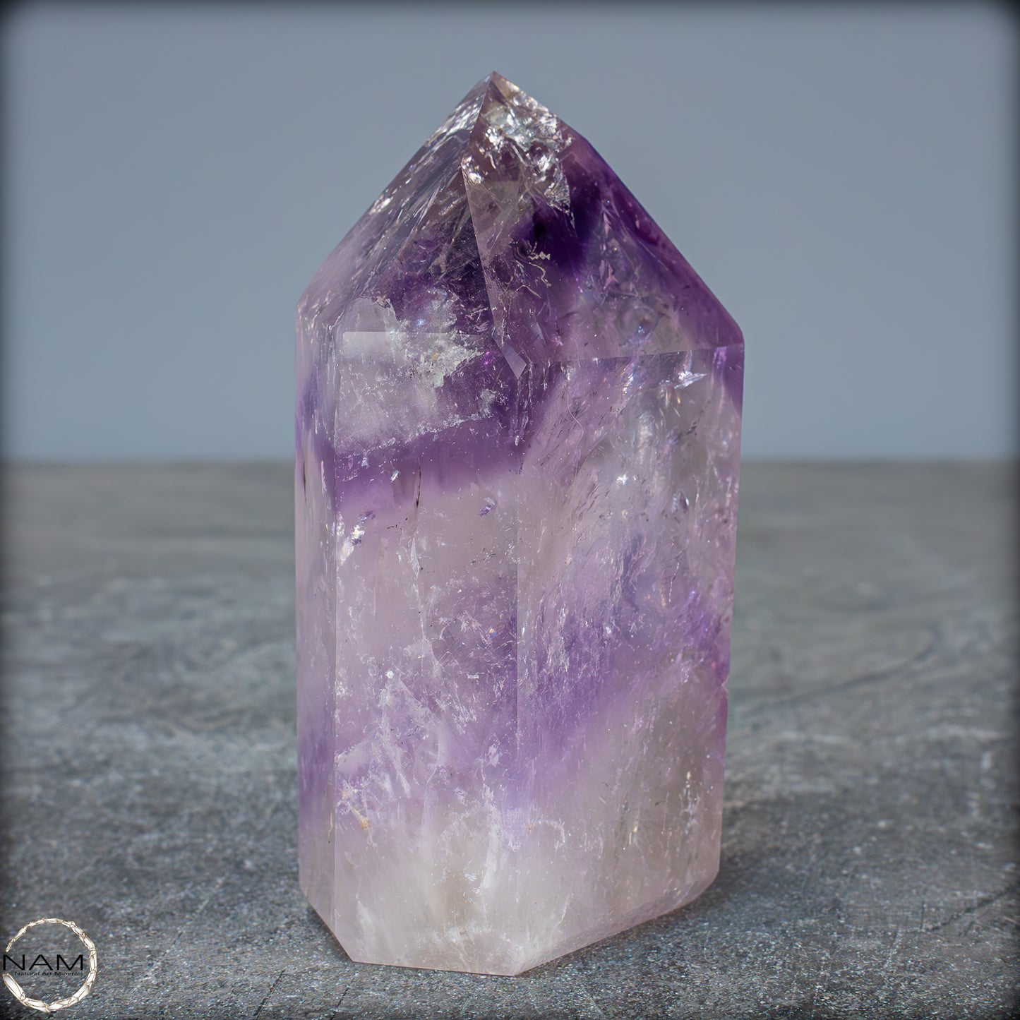 Natürliche, Sehr Seltene Amethyst-Kristall Spitze, Brasilien - 351,51g