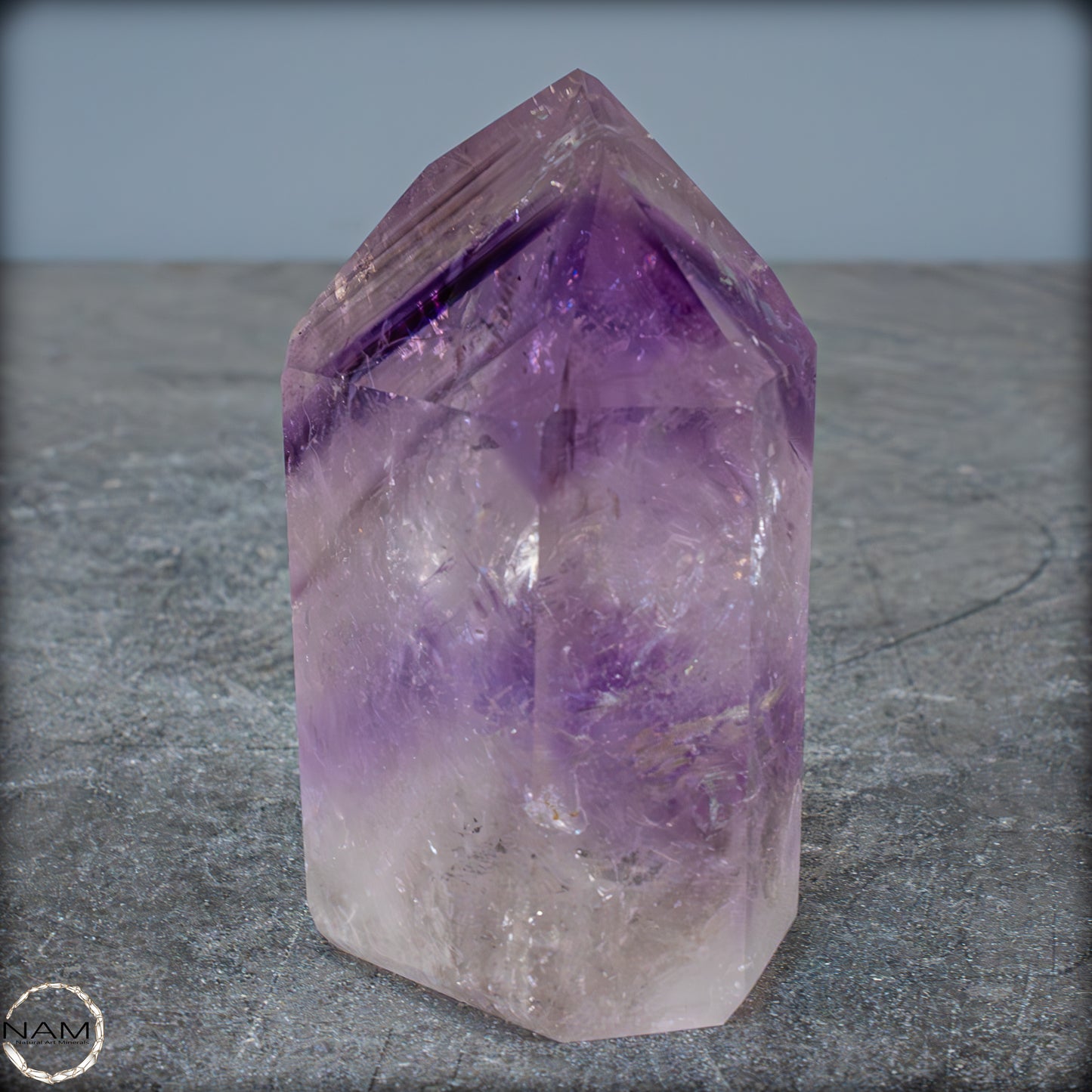 Natürliche, Sehr Seltene Amethyst-Kristall Spitze, Brasilien - 351,51g