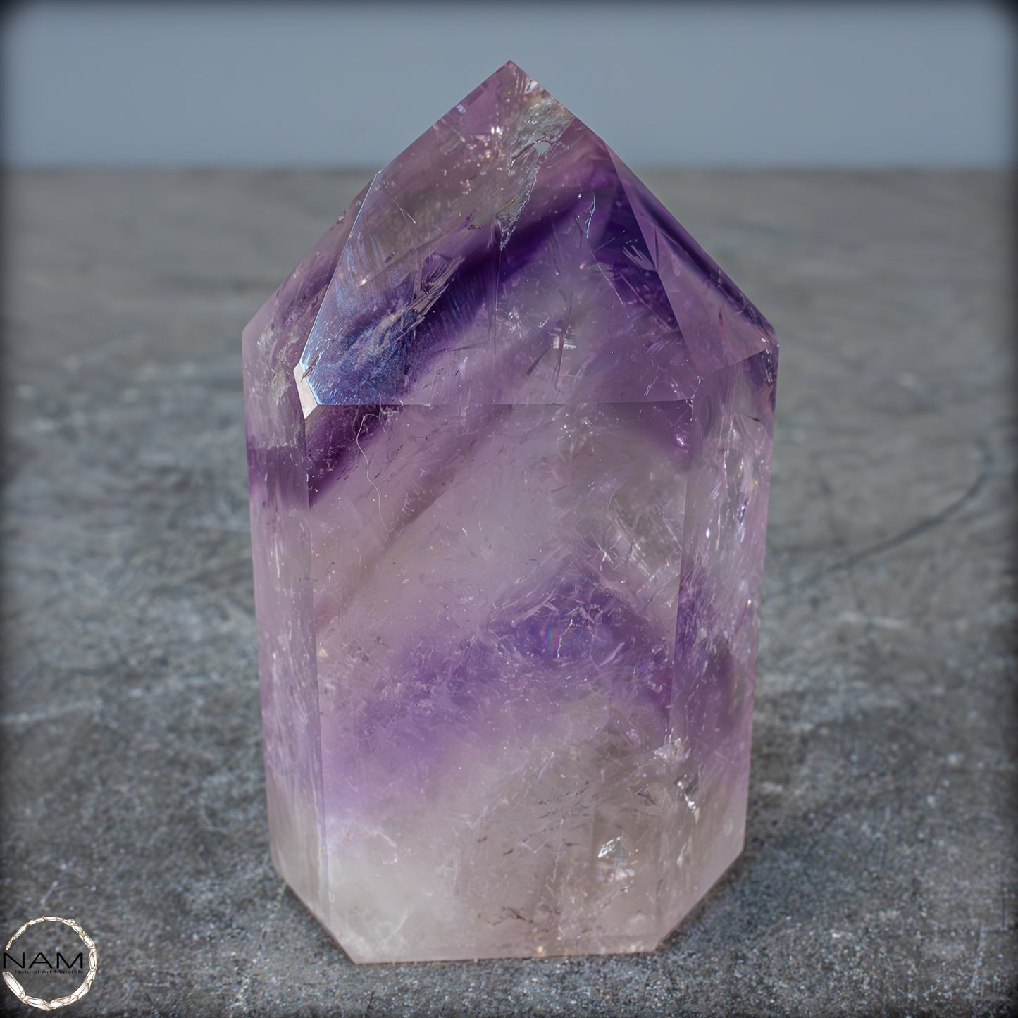 Natürliche, Sehr Seltene Amethyst-Kristall Spitze, Brasilien - 351,51g