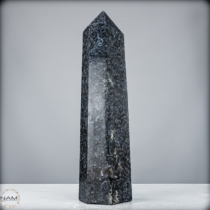 Natürlicher Merlinit (Gabbro) Kristall Obelisk - 3988,47 g