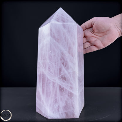 Natürlicher Großer Rosenquarz Obelisk aus Brasilien - 8291,22 g