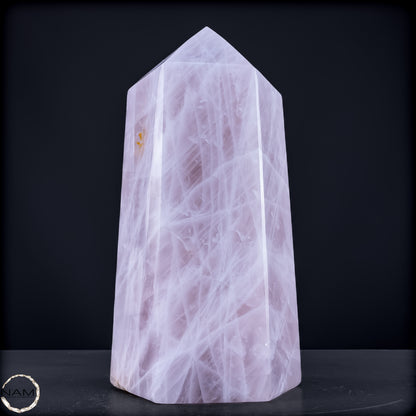 Natürlicher Großer Rosenquarz Obelisk aus Brasilien - 8291,22 g